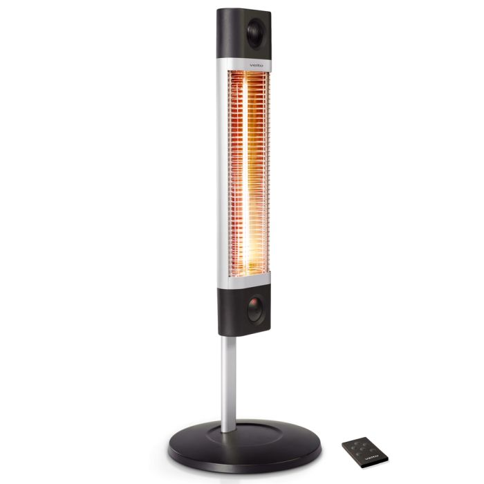 Veito RE Carbon Infrared Free Standing Heater With Remote - Black main product photo