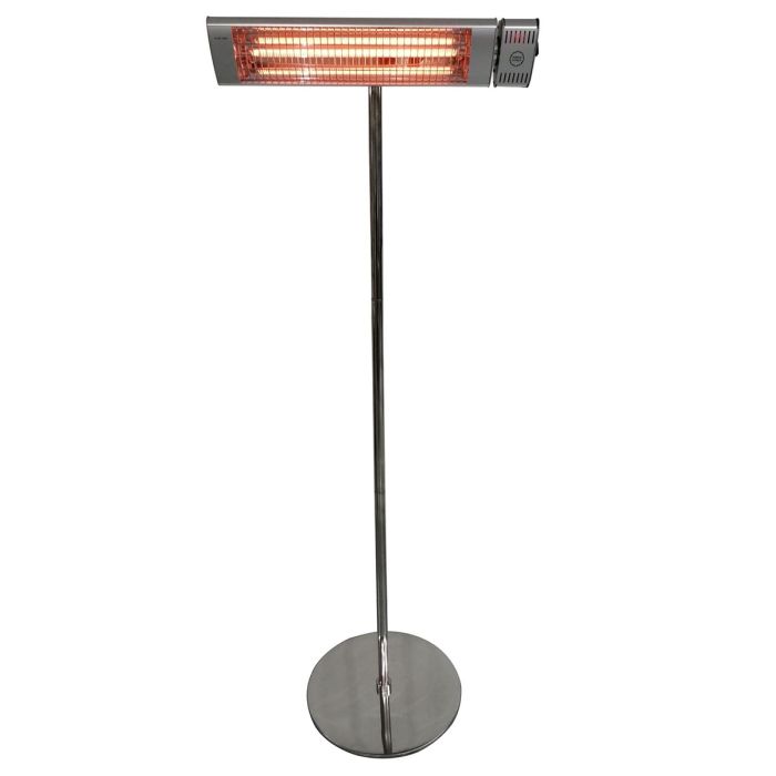Classic Infrared Heater in Sliver with Stainless Stand main product photo