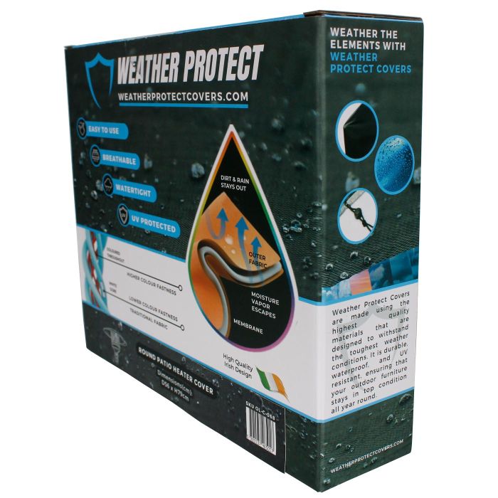 Weather Protect Round Patio Heater Cover (79cm x 56cm) main product photo